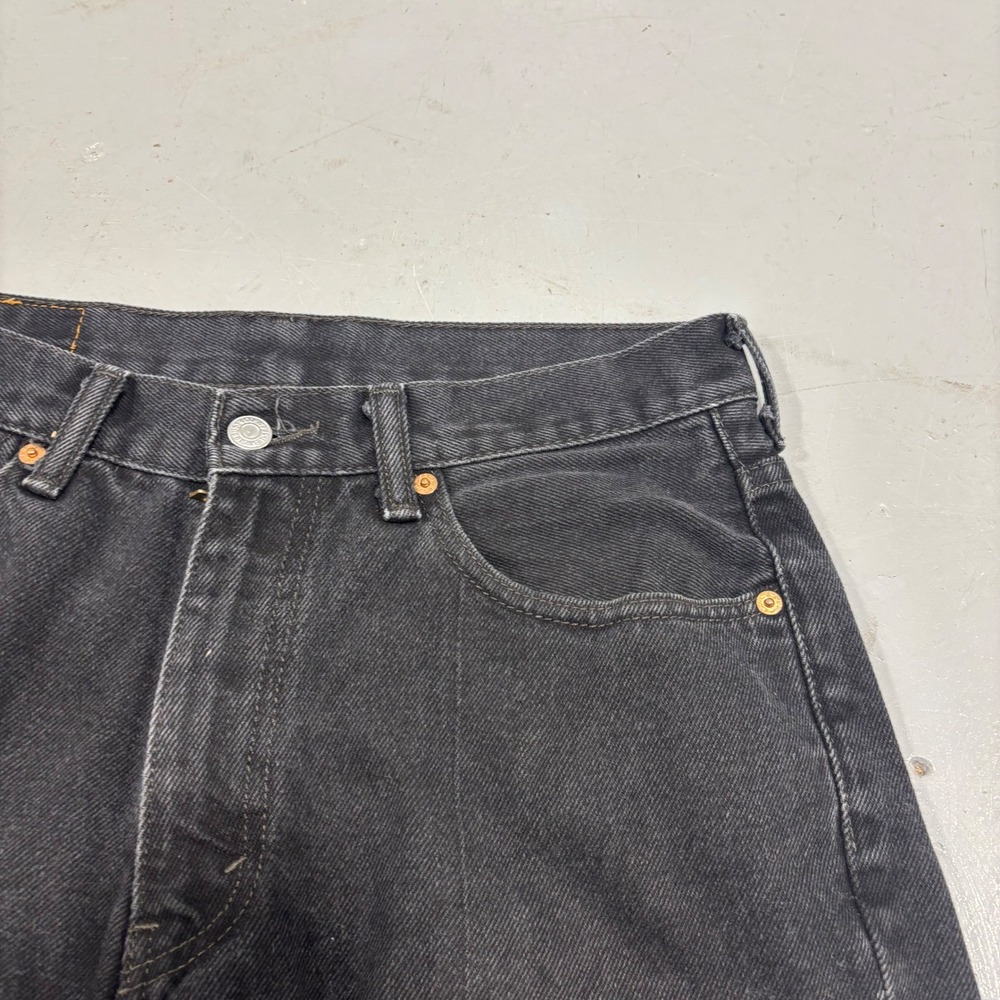 Levis 550 Relaxed Fit Tapered Leg Black Denim Jeans Mens W32 L30 00550-0260
